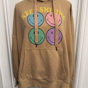 American Eagle Smiley Face Hoodie